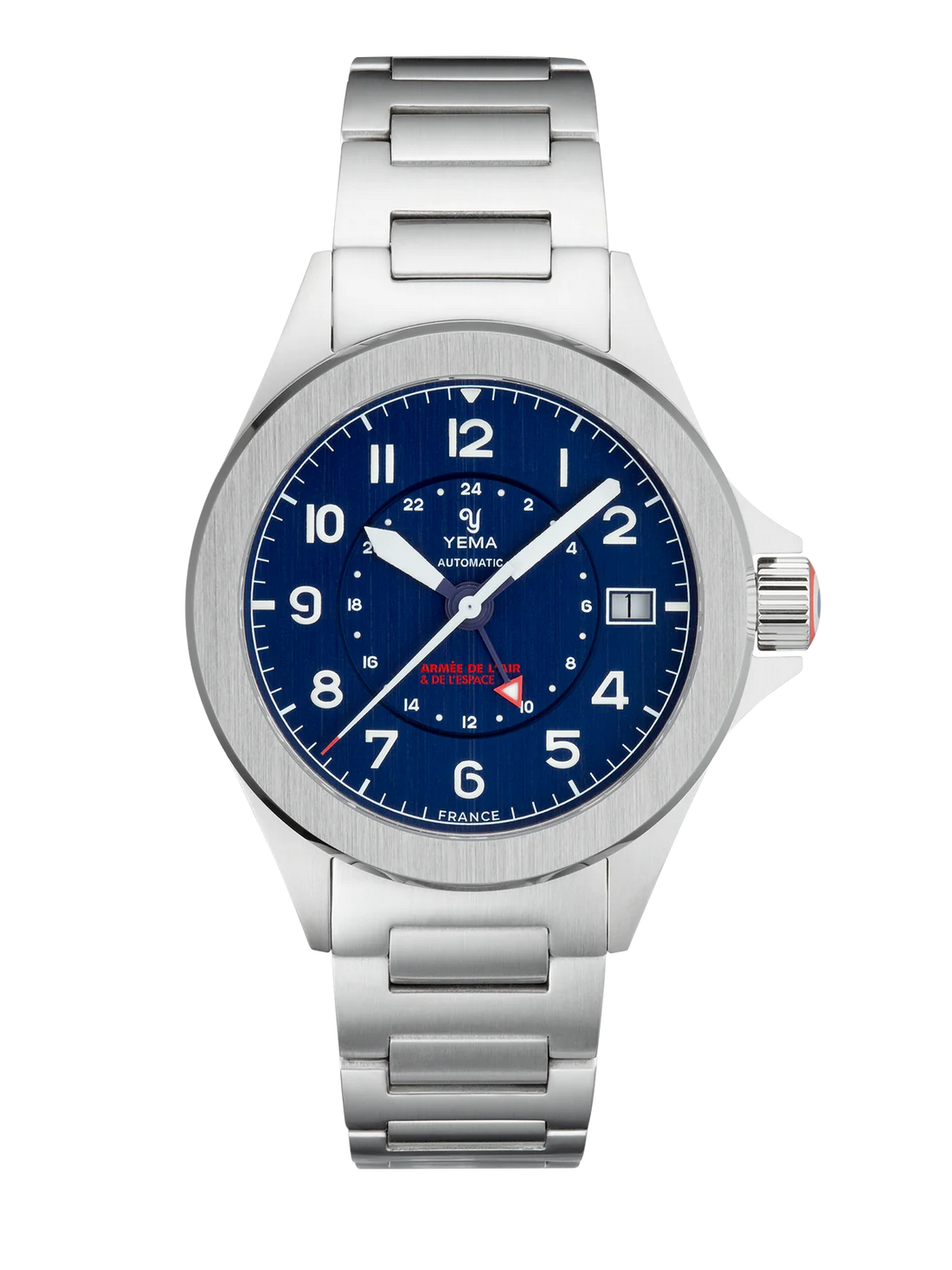 YEMA YEMA FLYGRAF FRENCH AIR SPACE FORCE GMT STEEL LIMITED EDITION Y Timeville