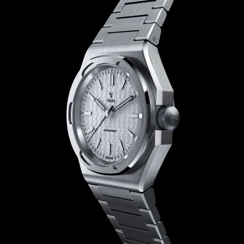 YEMA TRAVELLER II Silver Dial Steel Bracelet YWTR23-FMS (1)