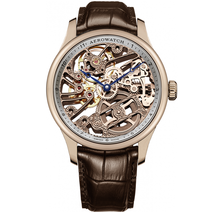 Aerowatch RENAISSANCE Big Mechanical Skeleton A 50981 R101