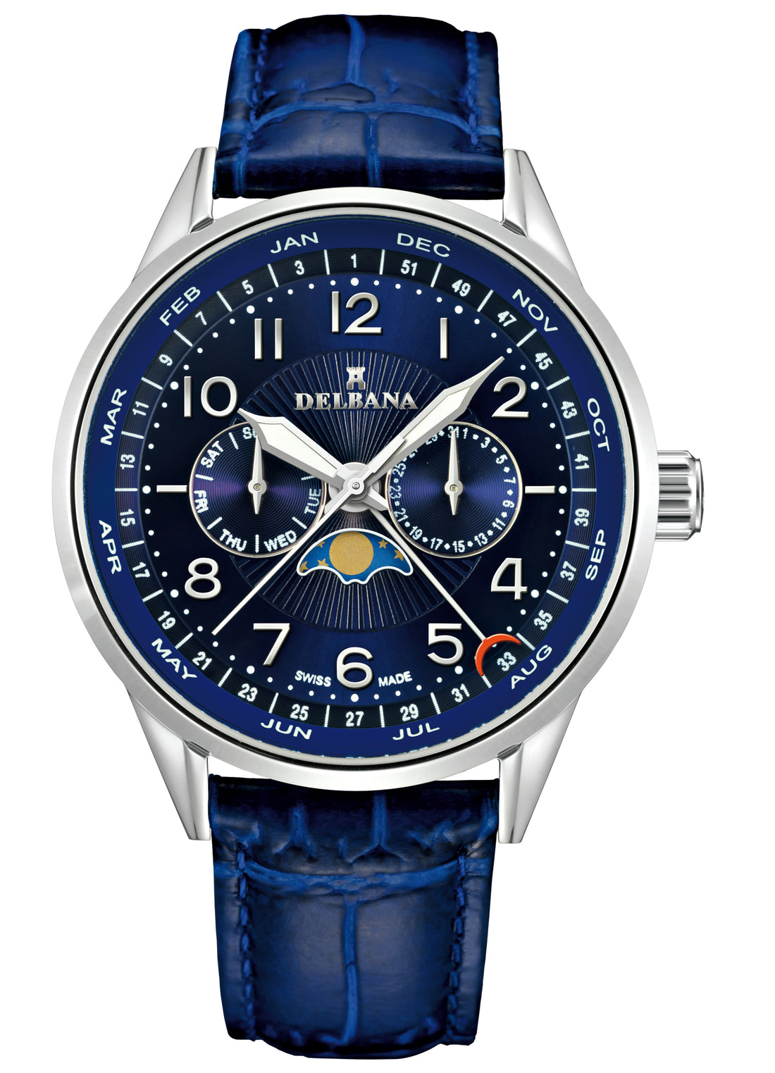 Delbana Retro Moonphase 41601.646.6.044