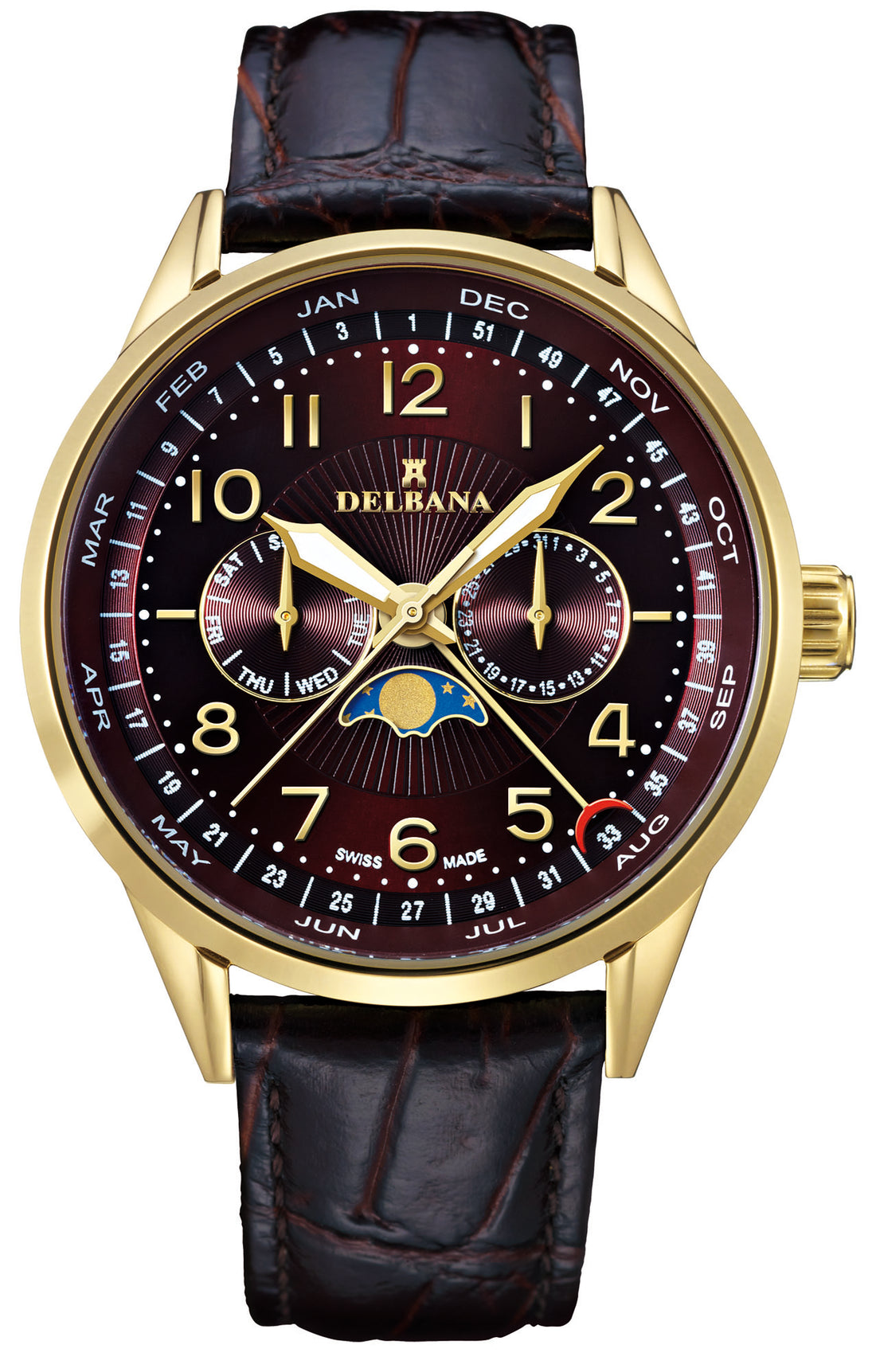 Delbana Retro Moonphase 42601.646.6.104