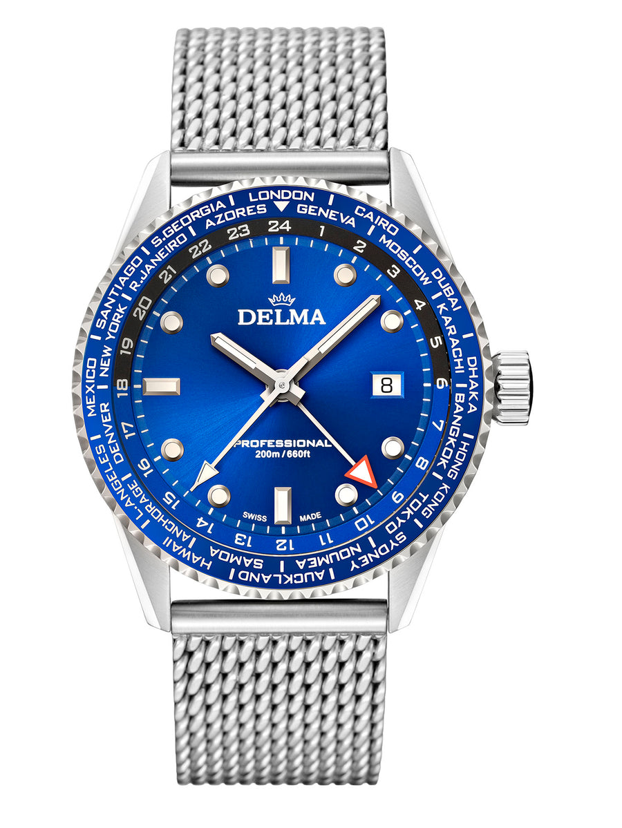 Delma Cayman Worldtimer Quartz 41801.712.6.041