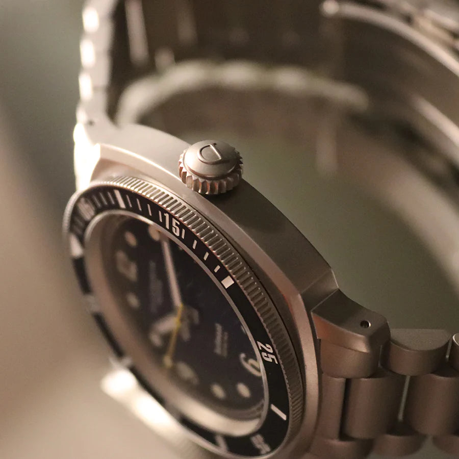 Duckworth Prestex DP BELMONT Dive Watch Blue Dial Steel Bracelet D328-03