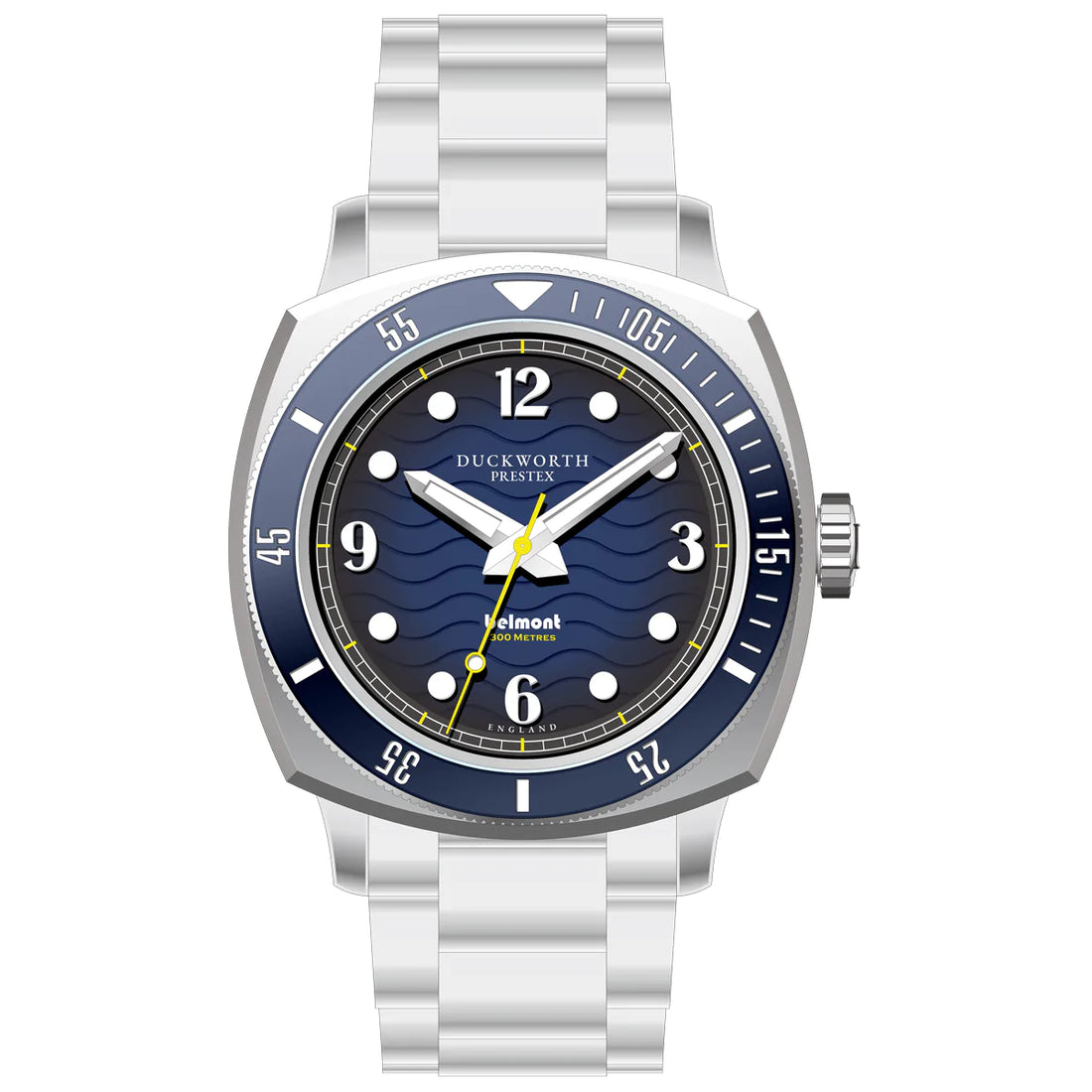 Duckworth Prestex DP BELMONT Dive Watch Blue Dial Steel Bracelet D328-03