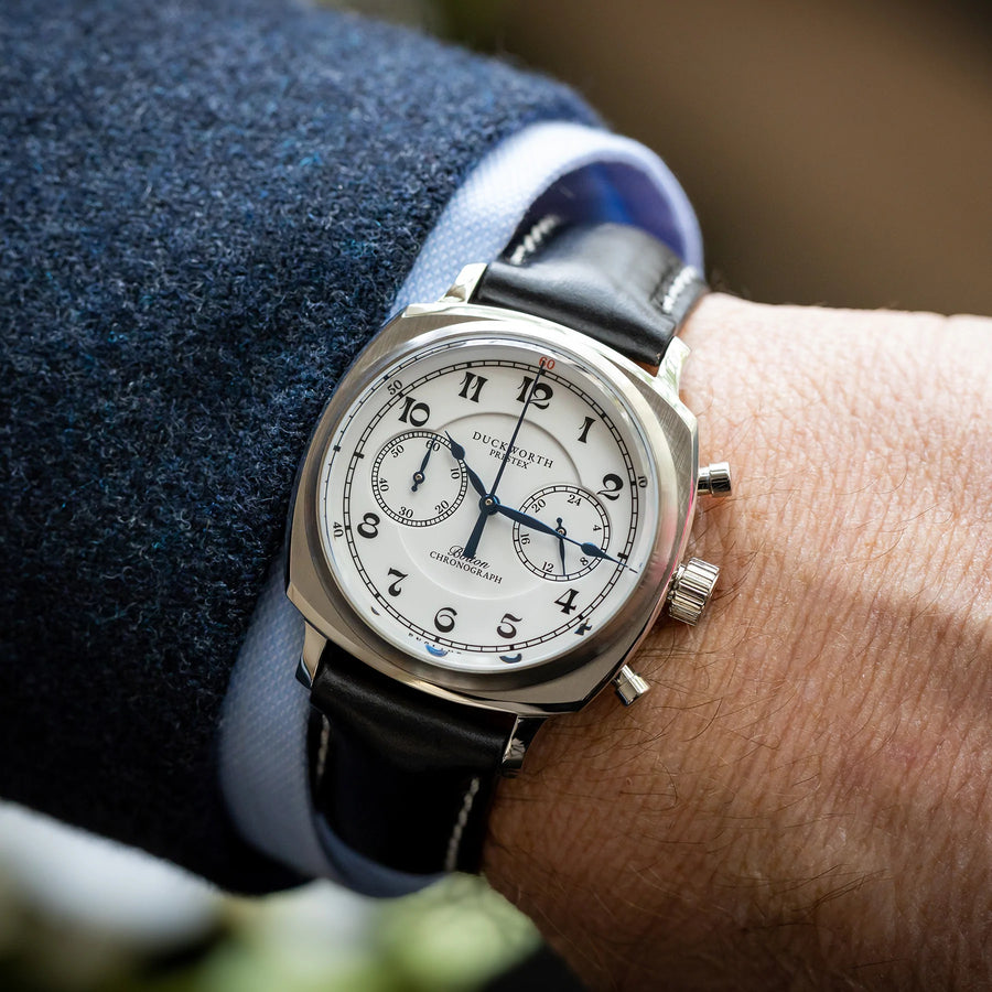 Duckworth Prestex DP Bolton Q Chrono Leather Strap D531-02