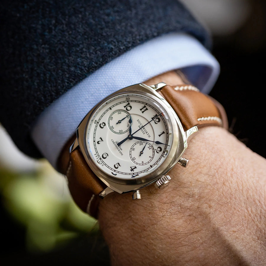 Duckworth Prestex DP Bolton Q Chrono Leather Strap D531-02