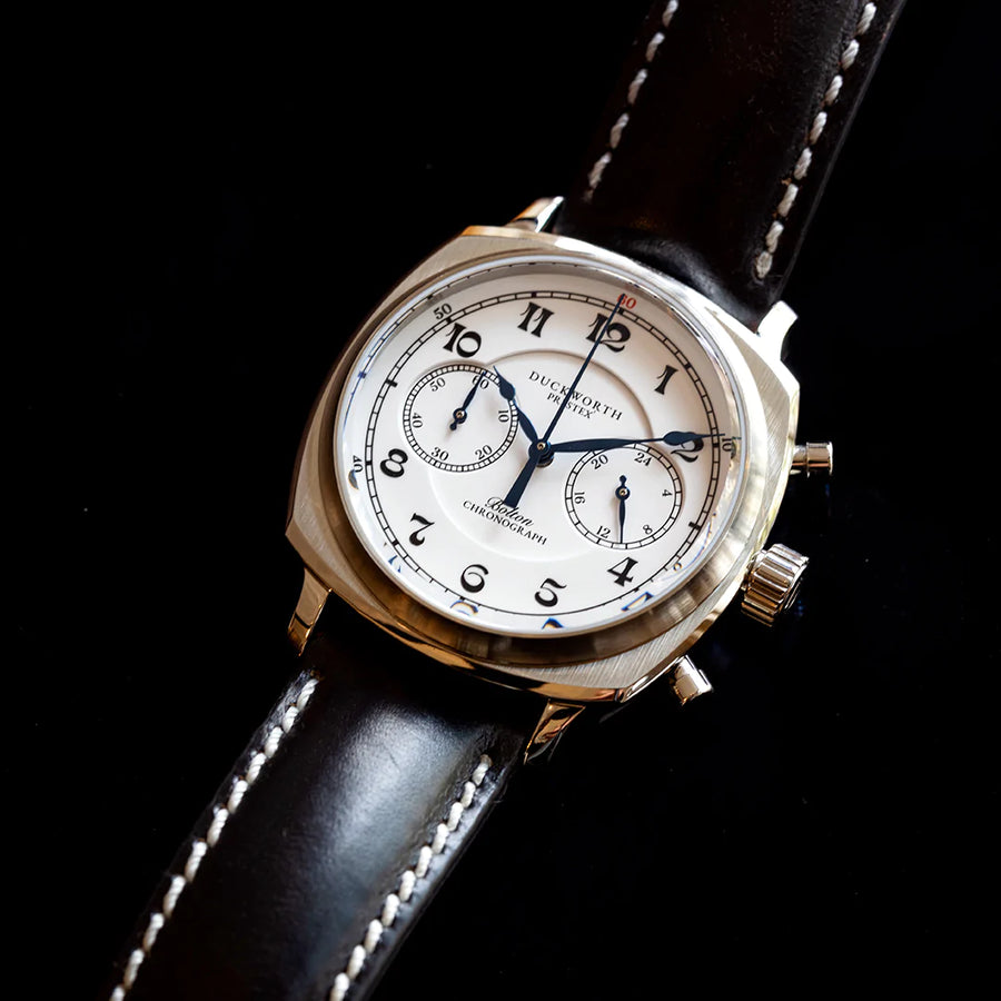 Duckworth Prestex DP Bolton Q Chrono Leather Strap D531-02