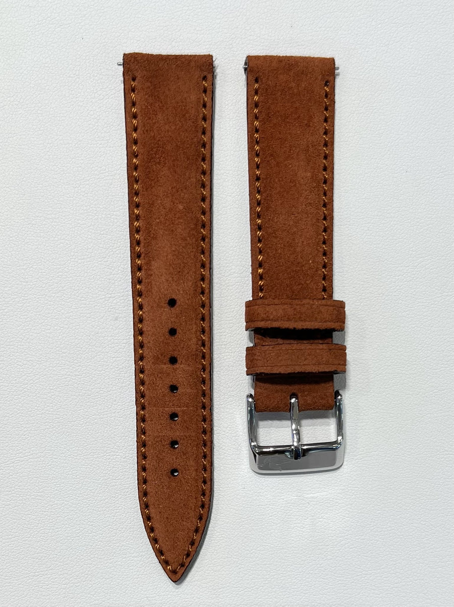 Duckworth Prestex 20mm Suede Leather Standard Strap