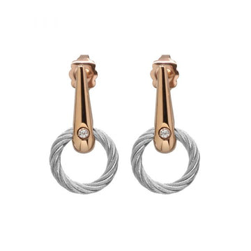 Charriol Infinity Zen Earrings 03-102-1232-1